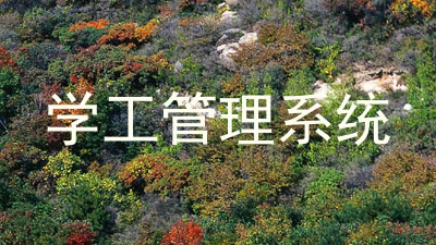 学工管理系统