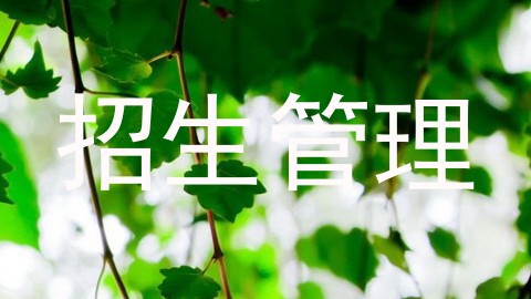招生管理