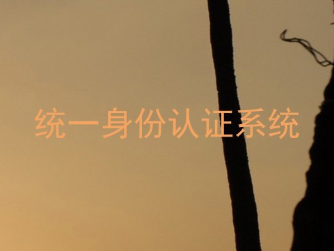 统一身份认证系统
