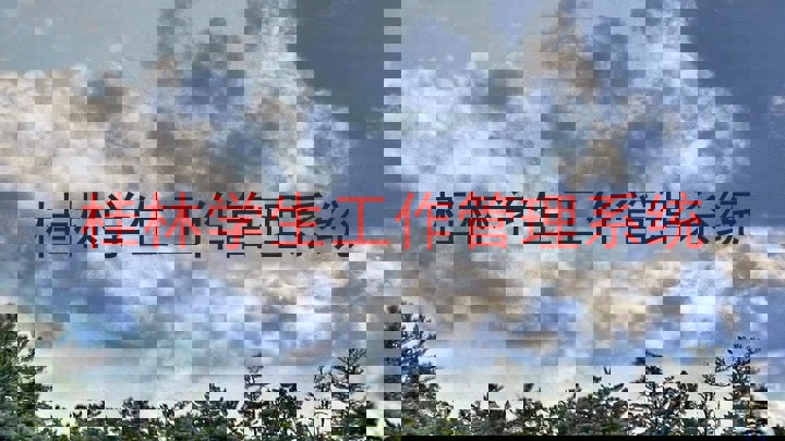 桂林学生工作管理系统
