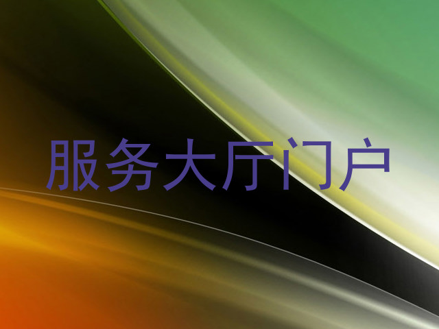 服务大厅门户