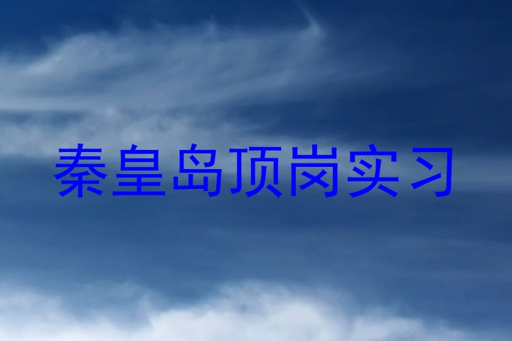 秦皇岛顶岗实习