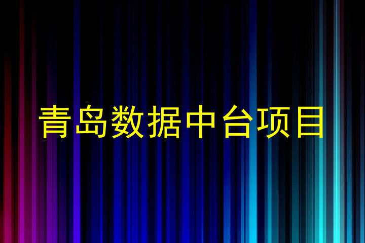 青岛数据中台项目