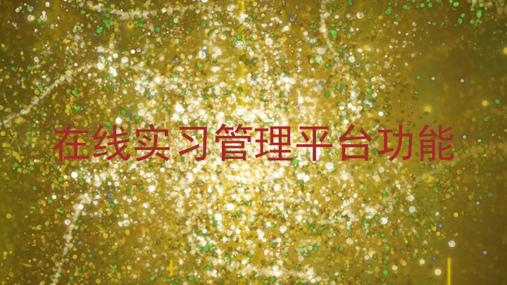 在线实习管理平台功能