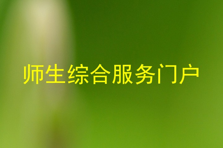 师生综合服务门户