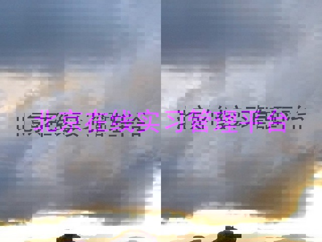 北京在线实习管理平台