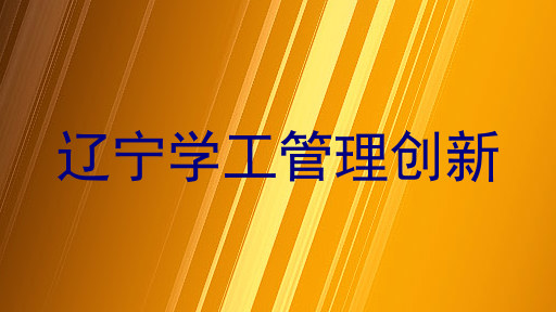 辽宁学工管理创新
