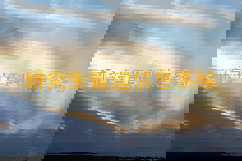 研究生管理信息系统