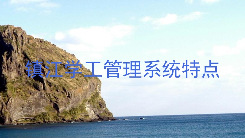 镇江学工管理系统特点