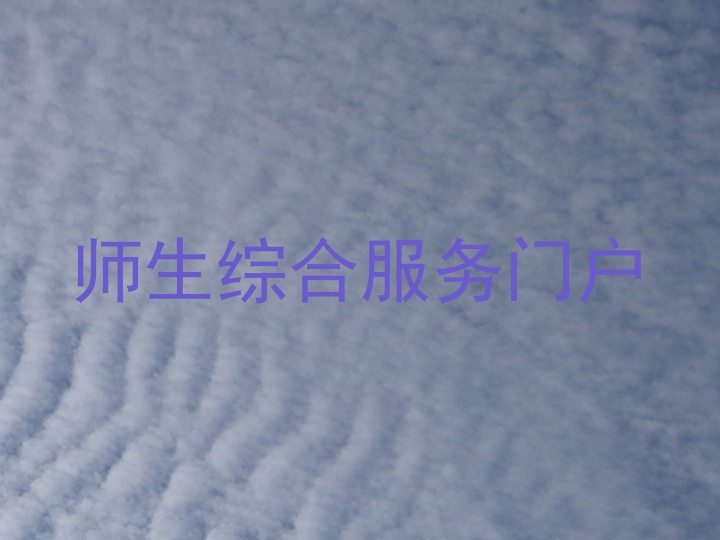 师生综合服务门户