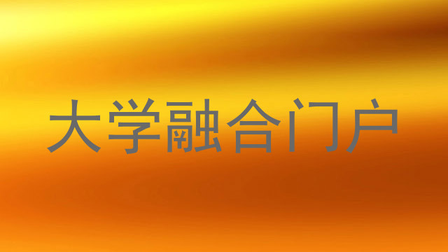 大学融合门户