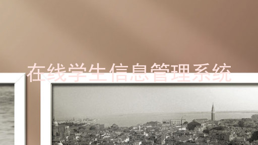 在线学生信息管理系统