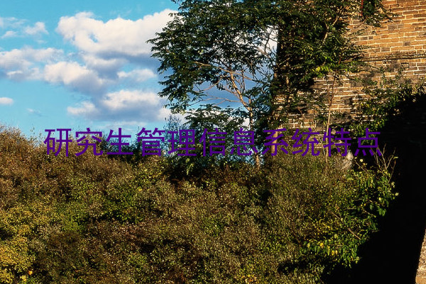 研究生管理信息系统特点