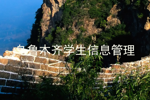 乌鲁木齐学生信息管理