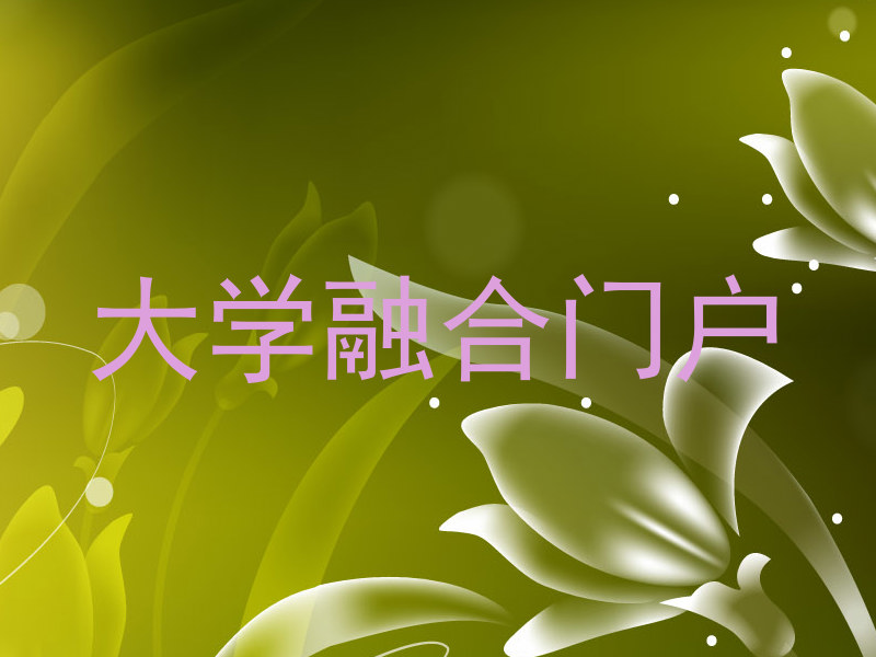 大学融合门户