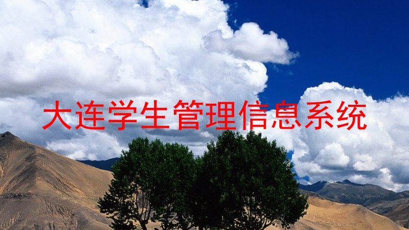 大连学生管理信息系统