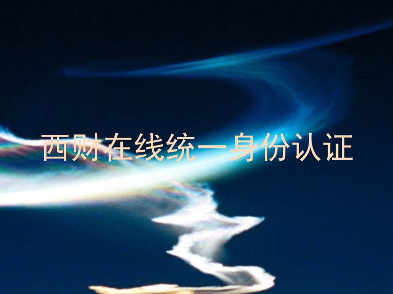西财在线统一身份认证