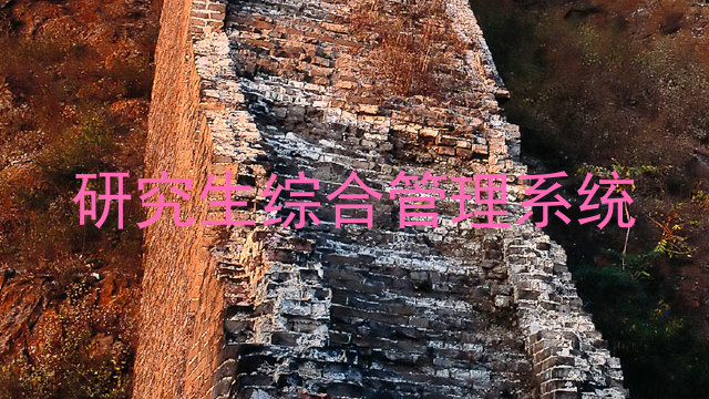 研究生综合管理系统