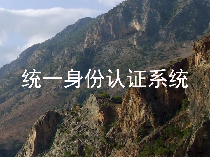 统一身份认证系统