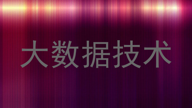 大数据技术