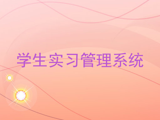 学生实习管理系统