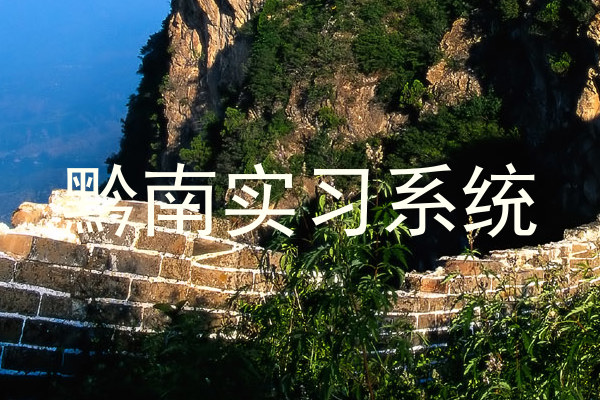 黔南实习系统