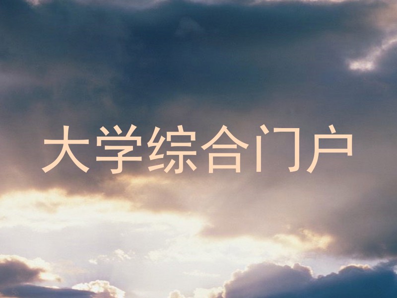 大学综合门户