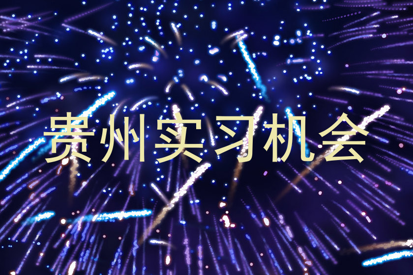 贵州实习机会