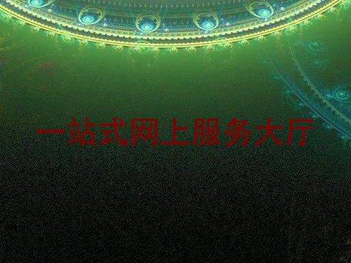 一站式网上服务大厅