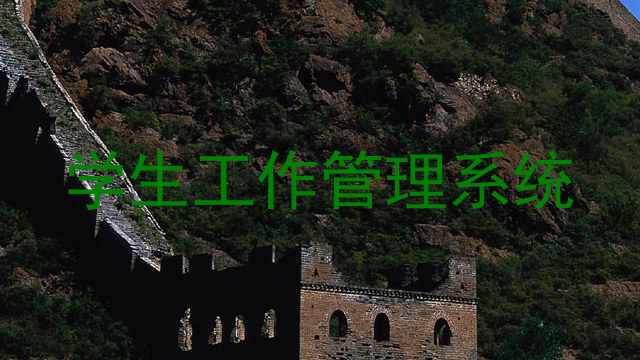 学生工作管理系统