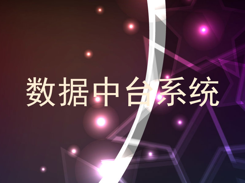 数据中台系统
