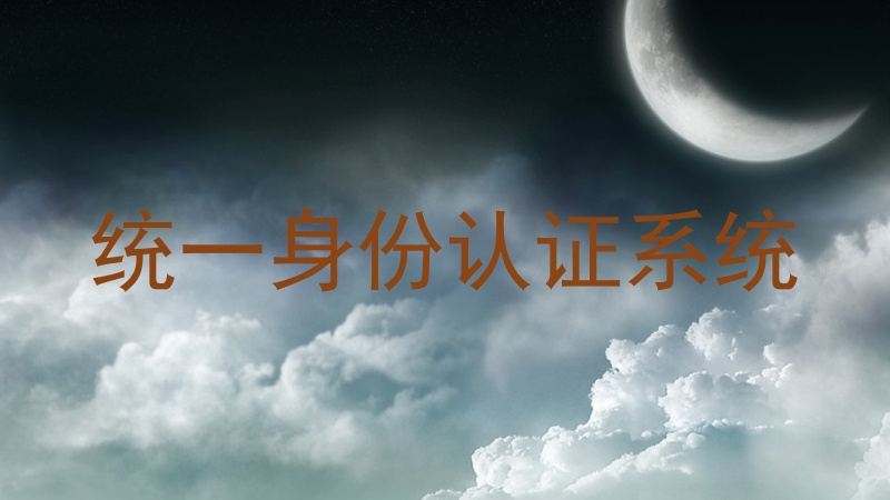 统一身份认证系统
