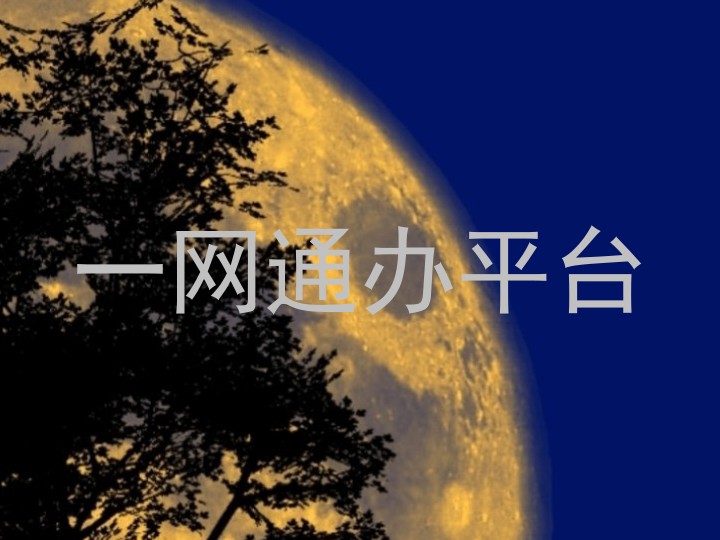 一网通办平台