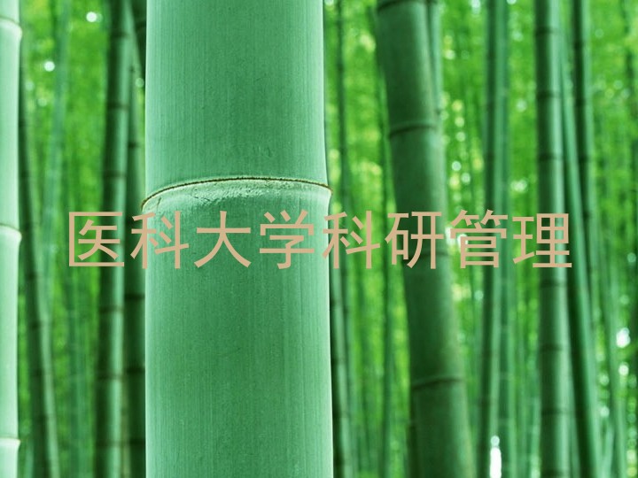 医科大学科研管理