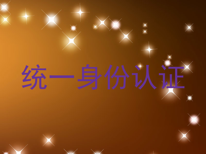 统一身份认证