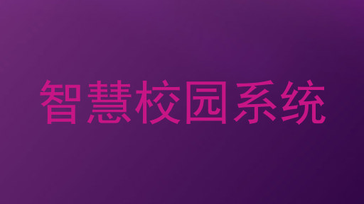 智慧校园系统
