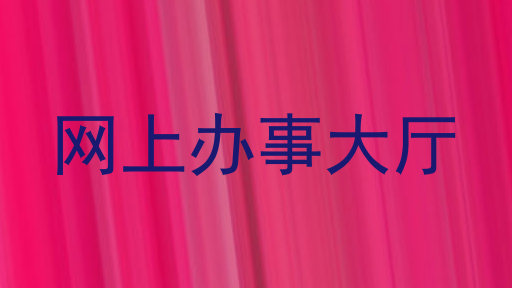 网上办事大厅