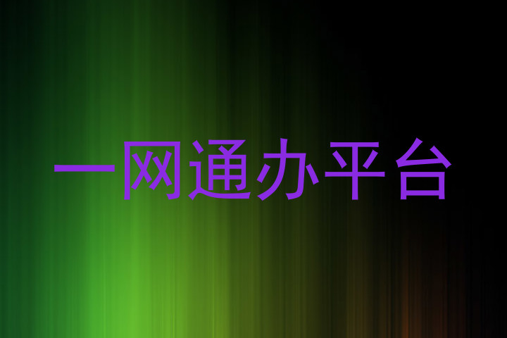 一网通办平台