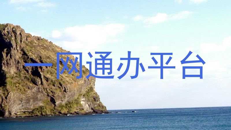 一网通办平台