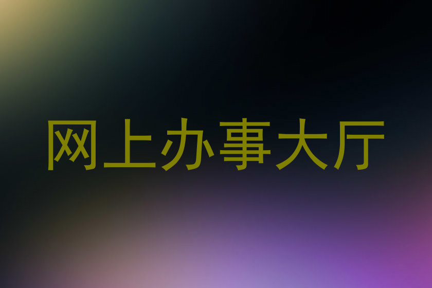 网上办事大厅