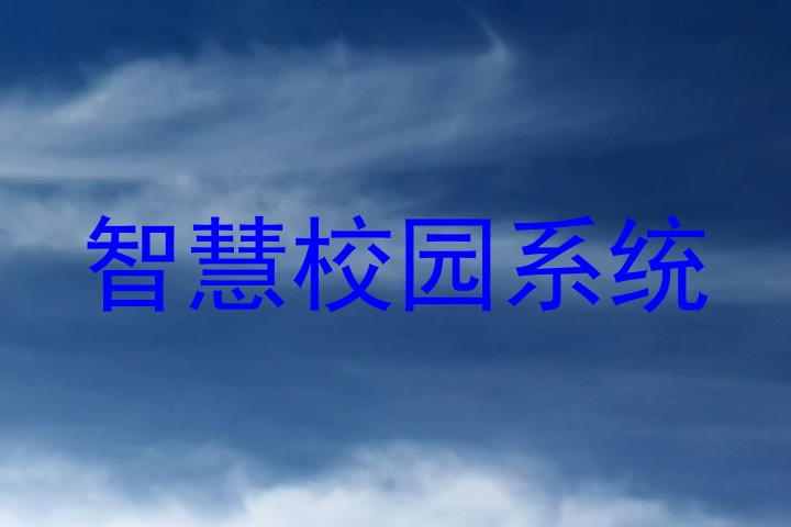 智慧校园系统