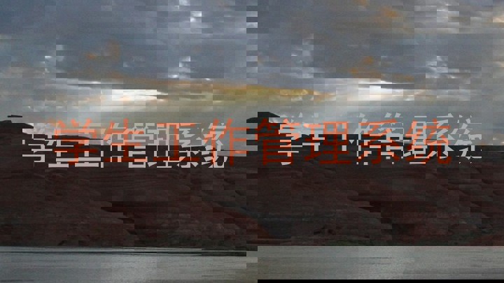 学生工作管理系统