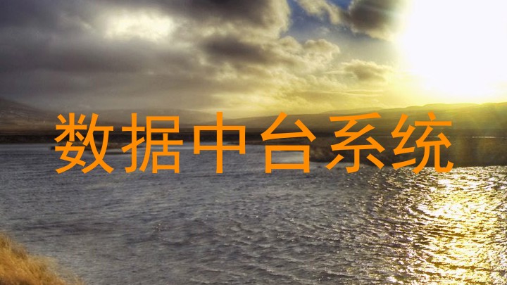 数据中台系统