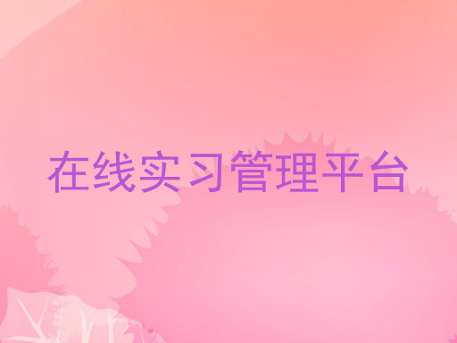 在线实习管理平台