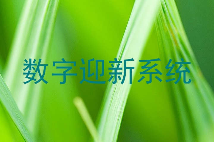 数字迎新系统