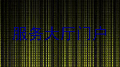 服务大厅门户