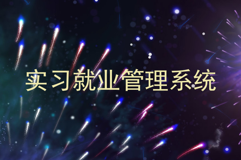 实习就业管理系统