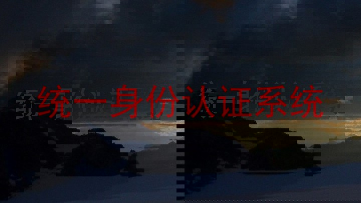 统一身份认证系统