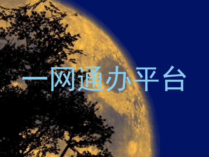 一网通办平台