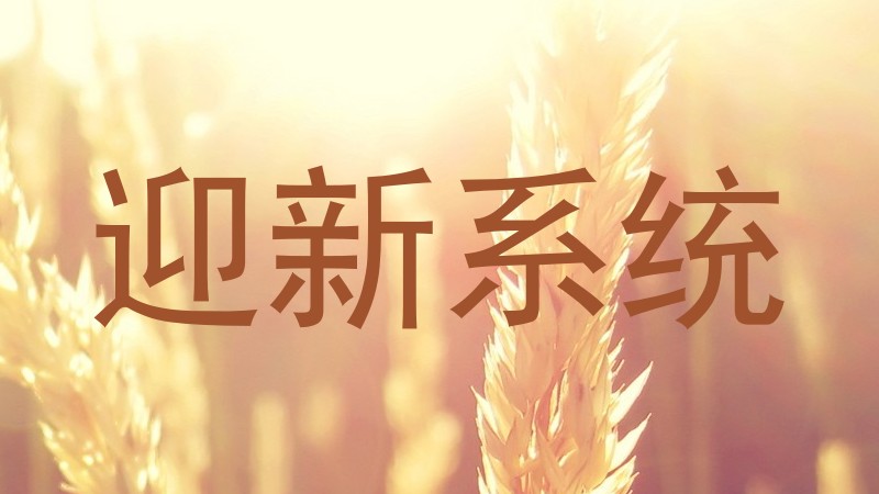 迎新系统